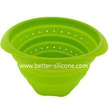 Food Grade Collapsible Silicone Rubber Colander